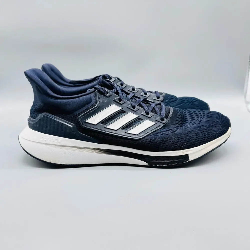 Adidas Shoes Mens 13 Blue Bounce Low Top Lace Up Athletic Running Sneakers